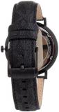 Michael Kors MK8812 Black Dial Date Indicator Black Logo Leather Band Men's 40 mm Watch