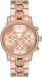 Michael Kors Watches Women's Ritz Quartz Watch with Stainless Steel Strap, Rose ...