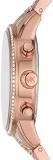 Michael Kors Watches Women's Ritz Quartz Watch with Stainless Steel Strap, Rose Gold, 20 (Model: MK7223)