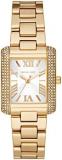 Michael Kors Emery Women's Watch, Rectangular Stainless Steel Watch for Women wi...