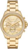 Michael Kors Wren Women's Watch, Stainless Steel and Pavé Crystal Watch for Wome...