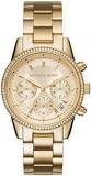 Michael Kors Ritz Women's Watch, Stainless Steel and Pavé Crystal Watch for Wome...