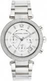 Michael Kors Parker Women's Watch, Stainless Steel and Pavé Crystal Watch for Wo...