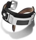 Garmin 010-01407-43 Vivofit 2, Silver/Black Leather Cuff