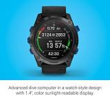 Garmin Descent Mk2i Titanium Carbon Gray DLC with Black Band (Renewed)