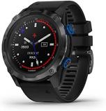 Garmin Descent Mk2i Titanium Carbon Gray DLC with Black Band (Renewed)