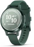 Garmin Lily® 2 Active, Small and Stylish Smartwatch, Built-in GPS, Hidden Display, Patterned Lens, Up to 9 Days Battery Life, Jasper Green with Jasper Green Silicone Band