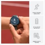 Garmin Lily® 2 Active, Small and Stylish Smartwatch, Built-in GPS, Hidden Display, Patterned Lens, Up to 9 Days Battery Life, Jasper Green with Jasper Green Silicone Band