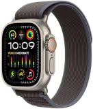 Apple Watch Ultra 2 [GPS + Cellular, 49mm] Titanium Case with Blue/Black Trail Loop, S/M (Renewed)