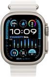 Apple Watch Ultra 2 [GPS + Cellular, 49mm] - Titanium Case With White Ocean Band, One Size (Renewed)