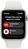 Apple Watch SE (2nd Gen) (GPS + Cellular, 44mm) - Silver Aluminum Case with White Sport Band, M/L (Renewed)