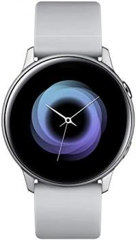 Samsung Galaxy Watch Active - 40mm, IP68 Water Resistant, Wireless Charging, SM-R500N International Version (Silver)