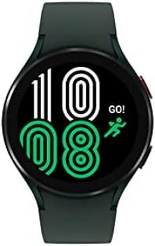 SAMSUNG Galaxy Watch 4, 44mm Smartwatch with ECG Monitor Tracker for Health Fitness Running Sleep Cycles GPS Fall Detection LTE US Version, Green (Renewed)