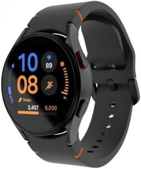 Samsung Galaxy Watch FE (40mm) AI Smartwatch w/ 1.2" Amoled Screen, Wear OS 5, Wi-Fi, Bluetooth, Heart Rate, International Model R861N (Black)