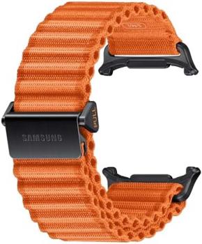 SAMSUNG Galaxy Watch Ultra Trail Band, Smartwatch Replacement Strap for Men and Women, One Click Attachment, ET-SVL70MOEGUJ, Orange