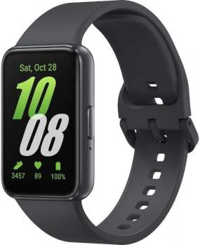 SAMSUNG Galaxy FIT 3 [2024] 1.6" AMOLED Display | 14 Days Battery Life | 100+ Watchfaces | 100+ Exercise Modes | International Model - (Black) (Renewed)
