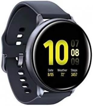 Samsung Galaxy Watch Active2 (44mm), Aqua Black, US Version (Renewed)