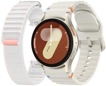 SAMSUNG Galaxy Watch 7 40mm Bluetooth AI Smartwatch + Free Band, Energy Score, Wellness Tips, Heart Rate Tracking, Sleep Monitor, Fitness Tracker, 2024, Cream [US Version, 1Yr Manufacturer Warranty]