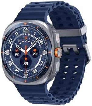 Samsung Watch 7 Ultra 2025 LTE Ai (47mm) SM-L705F Latino Version (Tmobile Mint Tello & Global), Rate Tracking, Sleep Fitness Tracker, GPS (Titanium Blue/Blue Band SM-L705FZB1GTO)