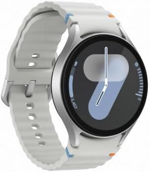 SAMSUNG Galaxy Watch 7 (44mm) AI Smartwatch w/ 1.5" AMOLED, Wear OS 5, Wi-Fi, Bluetooth, Heart Rate, Sleep Apnea & GPS Fitness Tracker, International Model L310 (w/Fast Charger, Silver)
