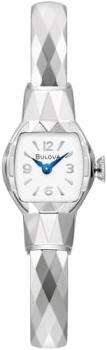 Bulova Ladies Limited Edition American Girl 2 Hand Silver Stainless Steel Quartz Bangle Watch Style:96L333