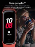 Samsung Galaxy Fit 2 Bluetooth Waterproof Fitness Tracking Smart Band – Red (Renewed)