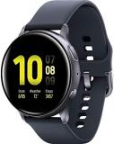 SAMSUNG Galaxy Watch Active2 (Silicon Strap + Aluminum Bezel) Bluetooth - International Heart Rate Monitor (Aqua Black, R830-40mm)