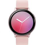 Samsung Galaxy Watch Active2 (Silicon Strap + Aluminum Bezel) Bluetooth - International,Multisport Tracker (Pink Gold, R820-44mm) (Renewed)