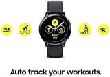 SAMSUNG Galaxy Watch Active 2 (44mm, GPS, Bluetooth, Unlocked LTE) Smart Watch with Advanced Health Monitoring, Fitness Tracking, and Long Lasting Battery, US Version, Aqua Black (Renewed)