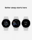 Samsung Galaxy Watch 4 40mm Smartwatch with ECG Monitor Tracker for Health Fitness Running Sleep Cycles GPS Fall Detection LTE US Version, Silver (Renewed)