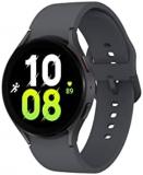 SAMSUNG Galaxy Watch 5 44mm Bluetooth Smartwatch w/Body, Health, Fitness and Sleep Tracker, Improved Battery, Sapphire Crystal Glass, Enhanced GPS Tracking, US Version, Gray (Renewed)