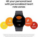 SAMSUNG Galaxy Watch FE 40mm GPS, AI Smartwatch w/Fitness Tracking, BIA Sensor, Personalized HR Zones, Heart Rate Tracker, Sleep Monitor, 2024, Black (US Version) (Renewed)