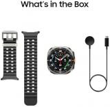 Samsung Galaxy Watch Ultra (2024) 47mm LTE AI Smartwatch w/Energy Score, Wellness Tips, Heart Rate Tracking, Sleep Monitor, Fitness Tracker, GPS,Titanium Silver [US Version, 1Yr Manufacturer Warranty]