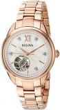 Bulova Women's 97P121 Analog Display Automatic Self Wind Rose Gold Watch