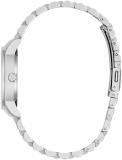 Bulova Ladies Quartz Dress Classic Watch, Silver-Tone Stainless Steel Bracelet, Aqua Dial, Calendar Style: 96P259