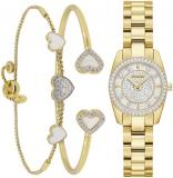 Bulova Crystal Collection Ladies Watch & Bracelet Gift Set