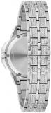Bulova Ladies' Crystal Octava Stainless Steel 3-Hand Quartz Watch, Crystal Bezel and Dial Style: 96L305