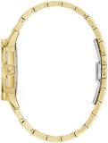 Bulova Ladies' Crystal Octava Gold Stainless Steel 3-Hand Quartz Watch, Crystal Bezel and Dial Style: 98L302