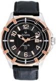 Bulova Watch - Men's Sport Marine Star Leather - 98B154