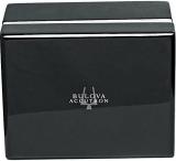 Bulova Accu Swiss Kirkwood Men's Automatic Watch with Black Dial Analogue Display and Black Leather Strap 63A122