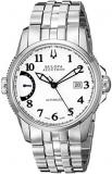 Bulova Men's 63B161 Calibrator Analog Display Swiss Automatic Silver Watch