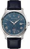 Bulova Analog 96B385, Black/White, Strip