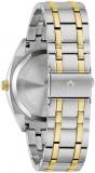 Bulova Men's Classic Surveyor 3-Hand Day/Date Quartz Two-Tone Stainless Steel Watch Style 98C151
