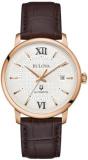 Bulova Hudson Quartz Silver-Tone Dial Men's Watch 97B225