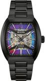 Bulova Maquina Automatic Rainbow Semi-Skeleton Dial Men's Watch 98A320