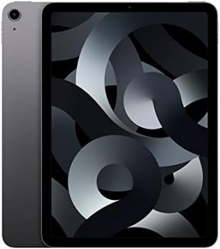 Apple iPad Air (5th Generation): with M1 chip, 10.9-inch Liquid Retina Display, 64GB, Wi-Fi 6, 12MP front/12MP Back Camera, Touch ID, All-Day Battery Life – Space Gray