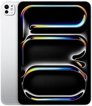 Apple iPad Pro 11-Inch (M4): Built for Apple Intelligence, Ultra Retina XDR Display - Nano-Texture Glass, 2TB, 12MP Front/Back Camera, LiDAR Scanner, Wi-Fi 6E + 5G Cellular, Face ID — Silver