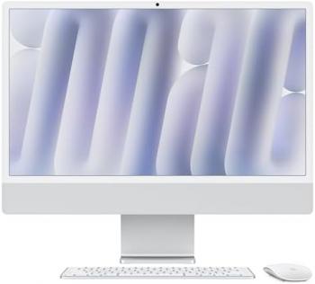 Apple 2024 iMac All-in-One Desktop Computer with M4 chip with 10-core CPU and 10-core GPU: Built for Apple Intelligence, 16GB Unified Memory, 1TB SSD Storage - Silver
