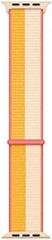 Apple Watch Band - Sport Loop (45mm) - Maize/White - Regular