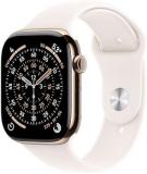 Apple Watch Series 11 [GPS + Cellular 46mm] Smartwatch with Gold Titanium Case w...